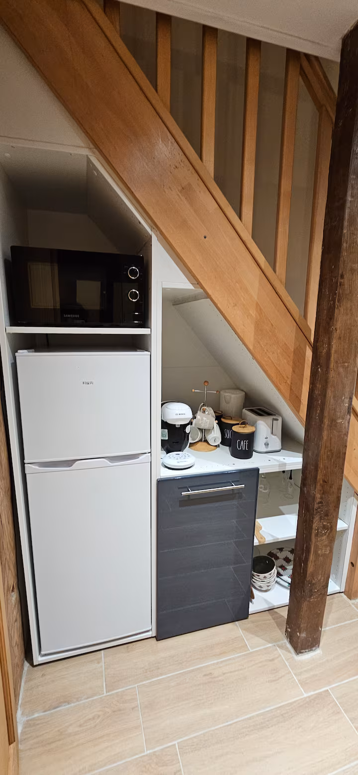 Détail de la kitchenette - Gîte Le Pressoir